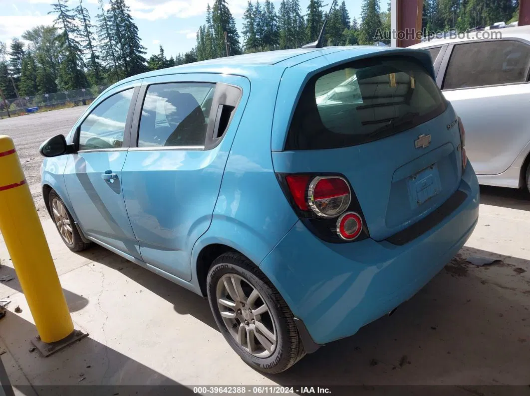 2014 Chevrolet Sonic Lt Auto Blue vin: 1G1JC6SBXE4151708