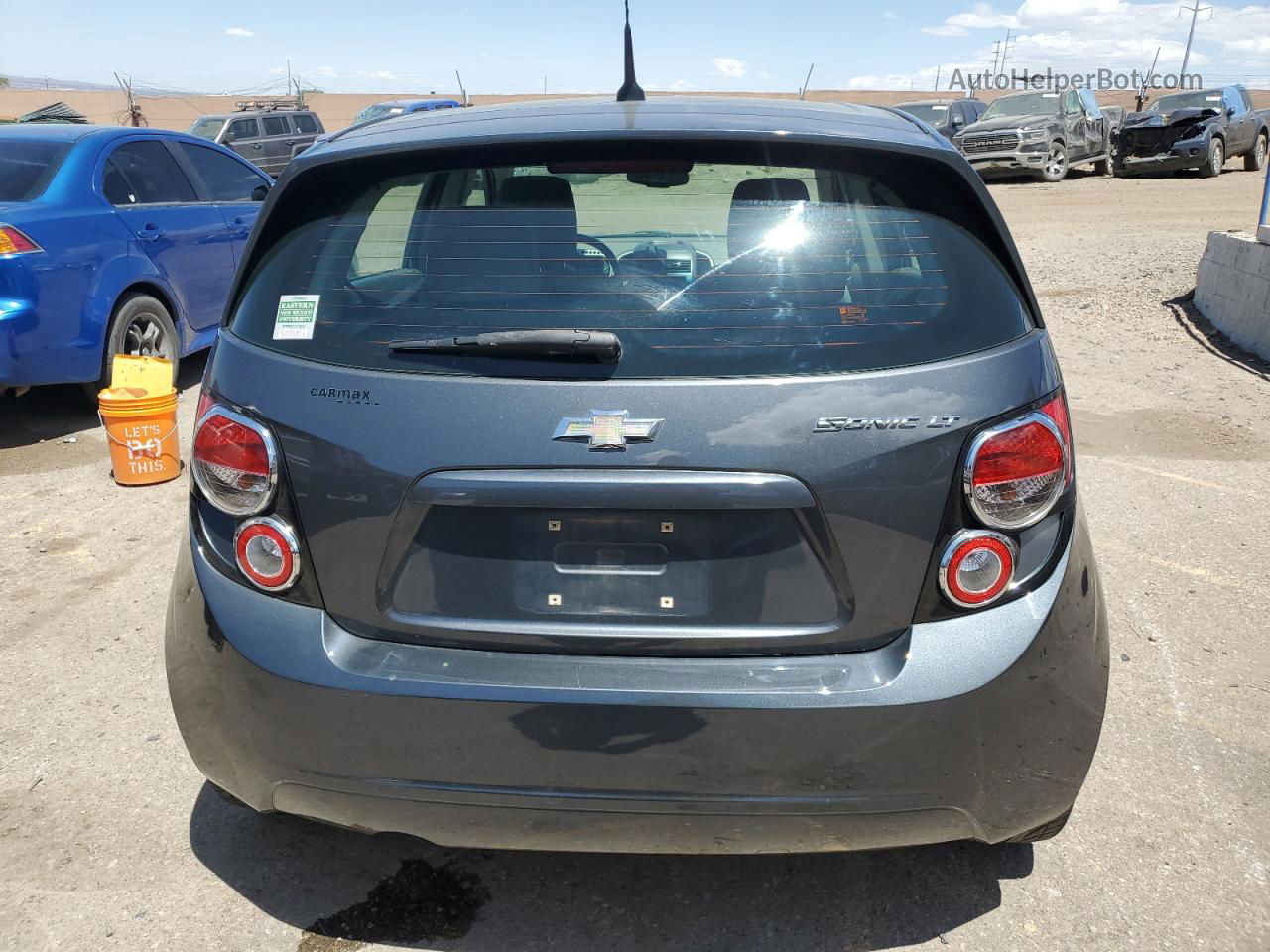 2013 Chevrolet Sonic Lt Charcoal vin: 1G1JC6SG1D4234678