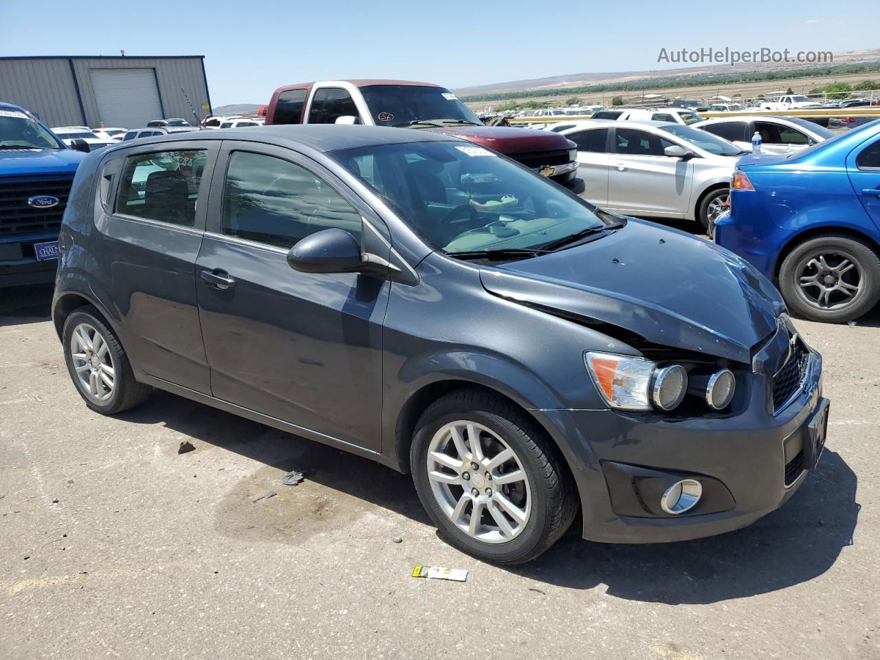 2013 Chevrolet Sonic Lt Charcoal vin: 1G1JC6SG1D4234678