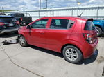 2014 Chevrolet Sonic Lt Red vin: 1G1JC6SG1E4202590