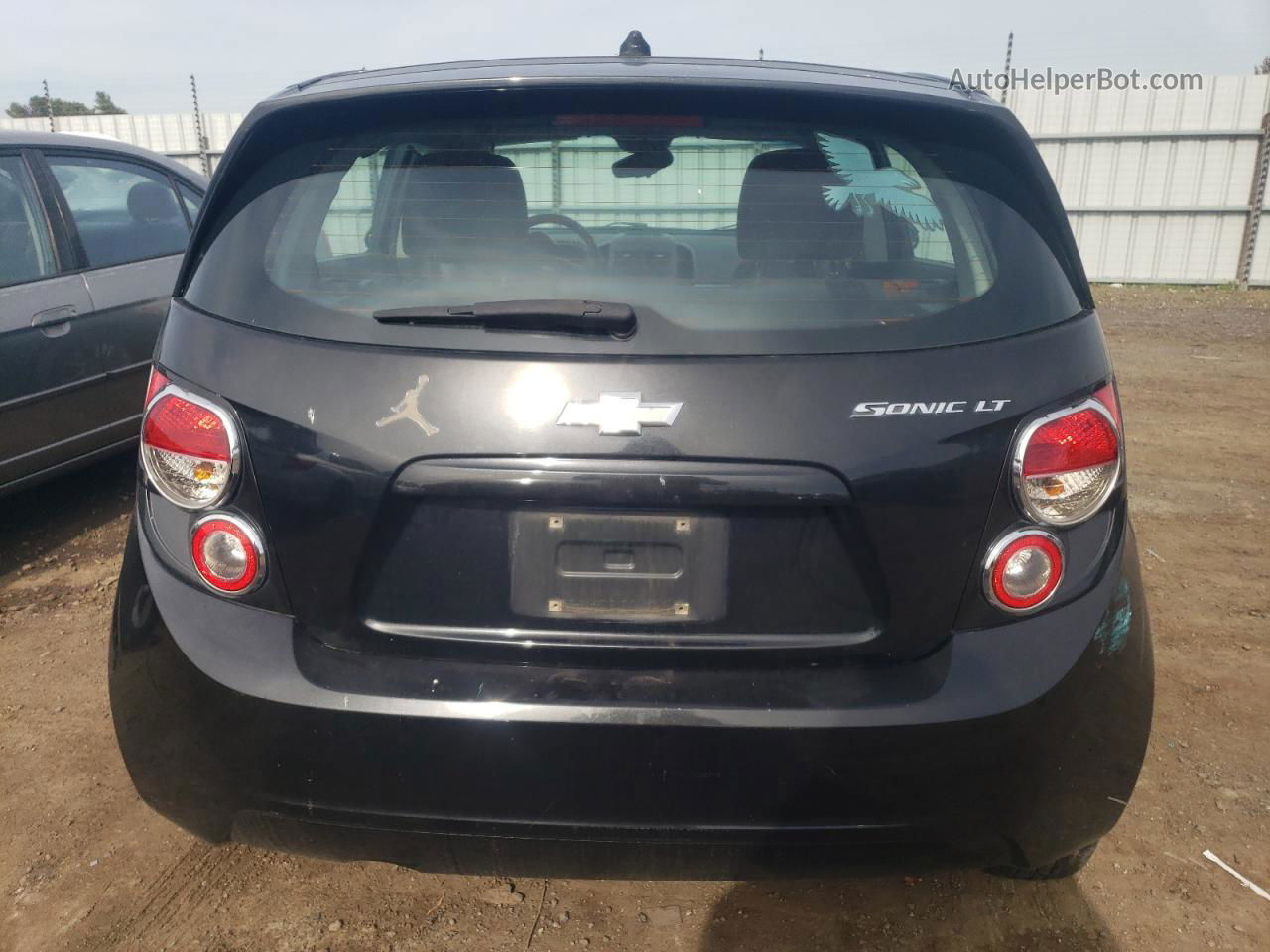 2013 Chevrolet Sonic Lt Black vin: 1G1JC6SG2D4169016