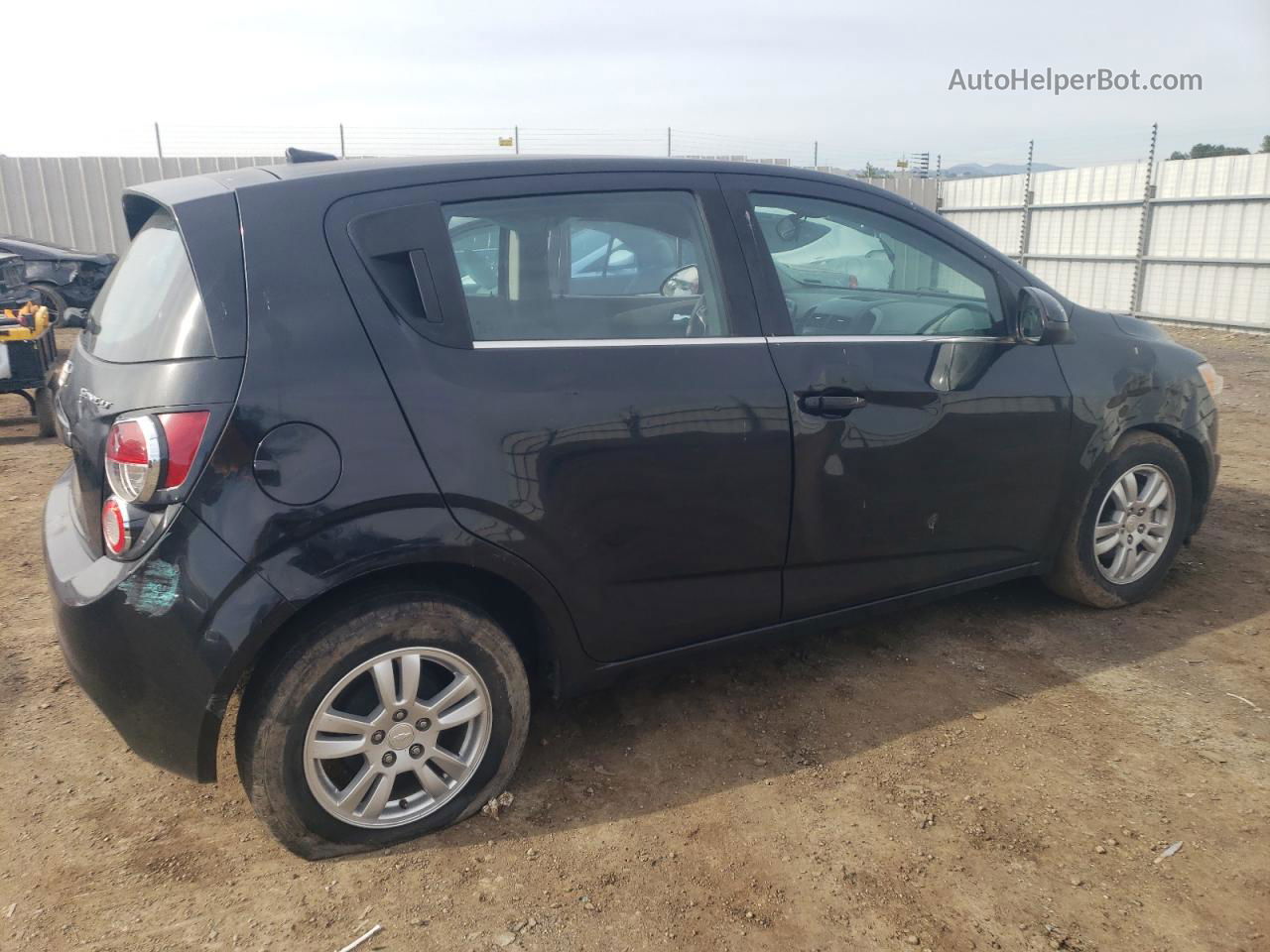 2013 Chevrolet Sonic Lt Black vin: 1G1JC6SG2D4169016