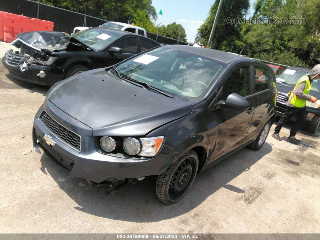 2013 Chevrolet Sonic Lt Gray vin: 1G1JC6SG2D4225861