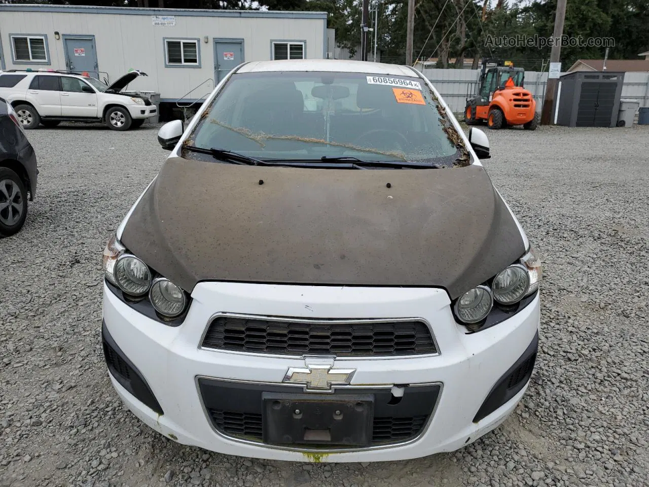 2014 Chevrolet Sonic Lt White vin: 1G1JC6SG2E4105916