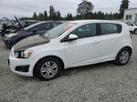 2014 Chevrolet Sonic Lt White vin: 1G1JC6SG2E4105916