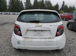 2014 Chevrolet Sonic Lt White vin: 1G1JC6SG2E4105916