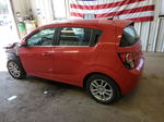 2013 Chevrolet Sonic Lt Red vin: 1G1JC6SG3D4166447