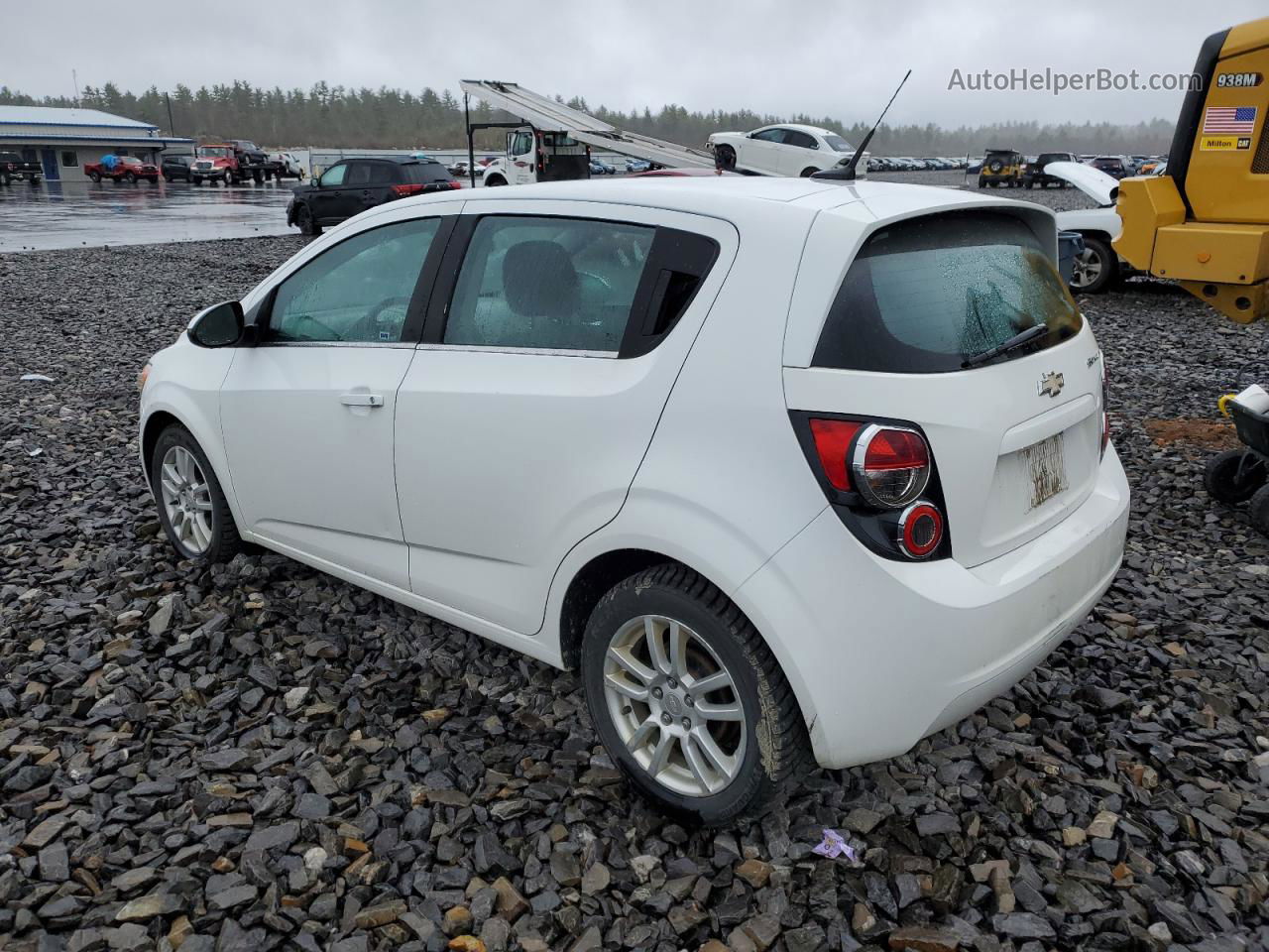 2013 Chevrolet Sonic Lt White vin: 1G1JC6SG3D4168005