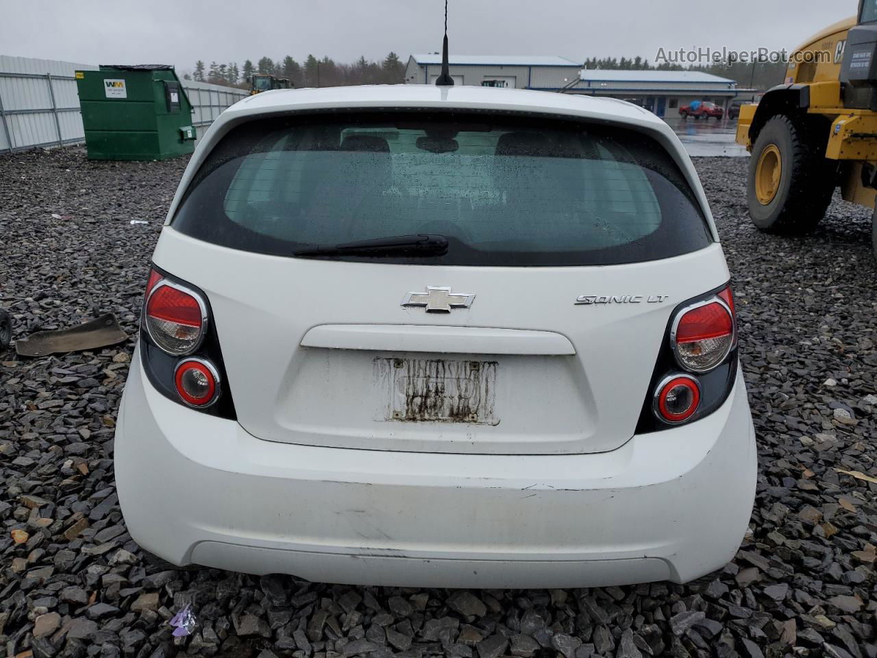 2013 Chevrolet Sonic Lt White vin: 1G1JC6SG3D4168005