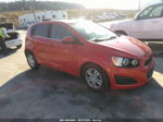 2013 Chevrolet Sonic Lt Red vin: 1G1JC6SG3D4209989