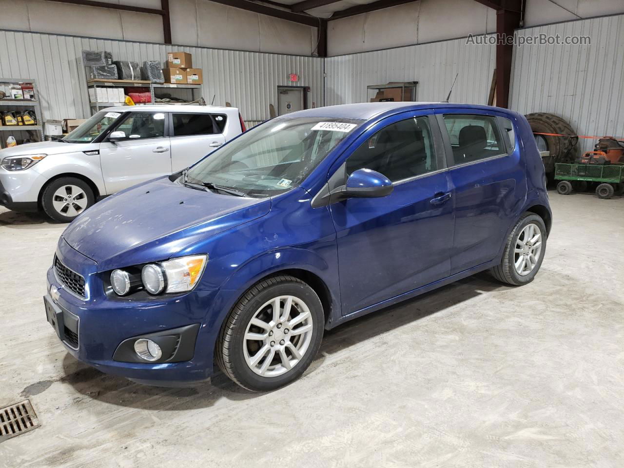 2013 Chevrolet Sonic Lt Blue vin: 1G1JC6SG4D4140097