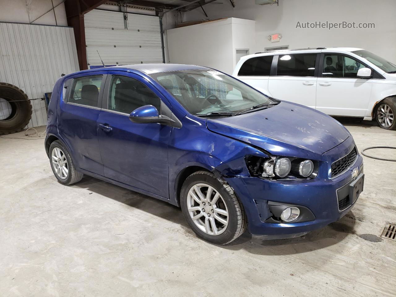 2013 Chevrolet Sonic Lt Blue vin: 1G1JC6SG4D4140097