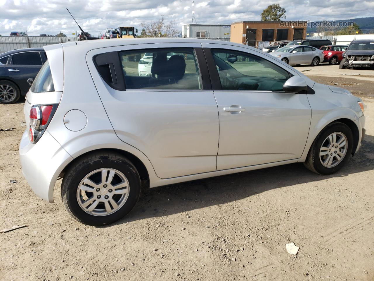 2013 Chevrolet Sonic Lt Silver vin: 1G1JC6SG5D4186120