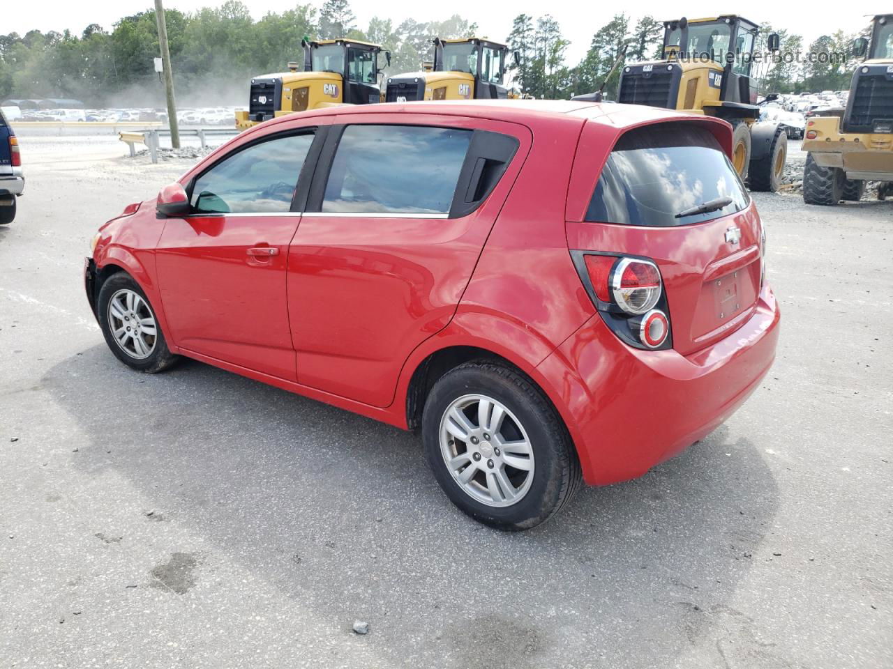 2013 Chevrolet Sonic Lt Red vin: 1G1JC6SG6D4216287