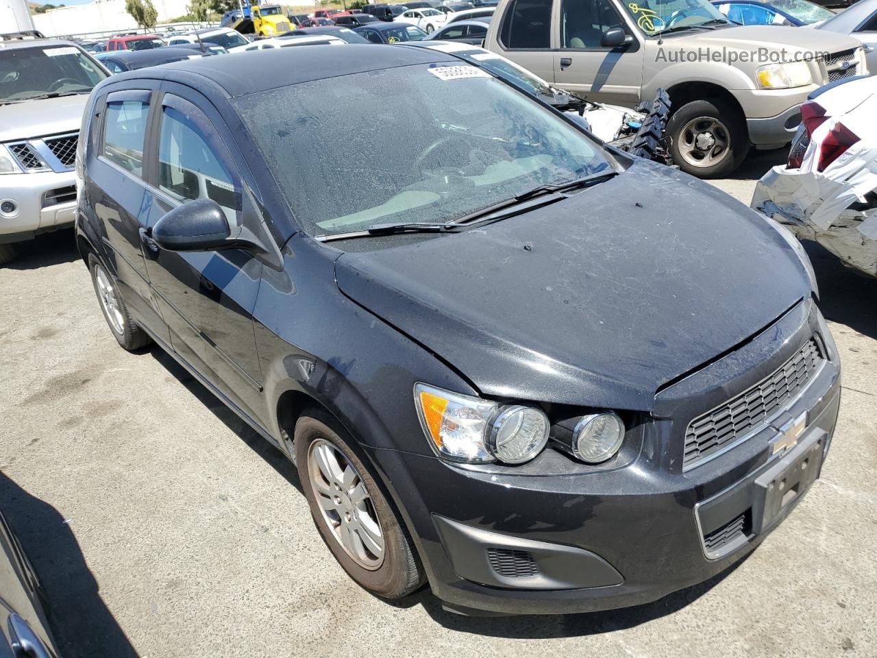 2013 Chevrolet Sonic Lt Black vin: 1G1JC6SG6D4216760