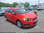 2013 Chevrolet Sonic Lt Auto Orange vin: 1G1JC6SG7D4163373