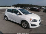 2013 Chevrolet Sonic Lt White vin: 1G1JC6SG7D4190881