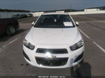 2013 Chevrolet Sonic Lt White vin: 1G1JC6SG7D4190881