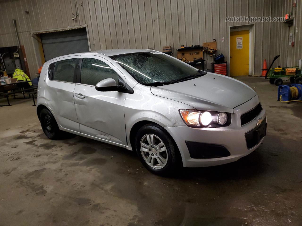 2013 Chevrolet Sonic Lt Silver vin: 1G1JC6SG7D4231641