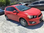 2014 Chevrolet Sonic Lt Красный vin: 1G1JC6SG8E4155865