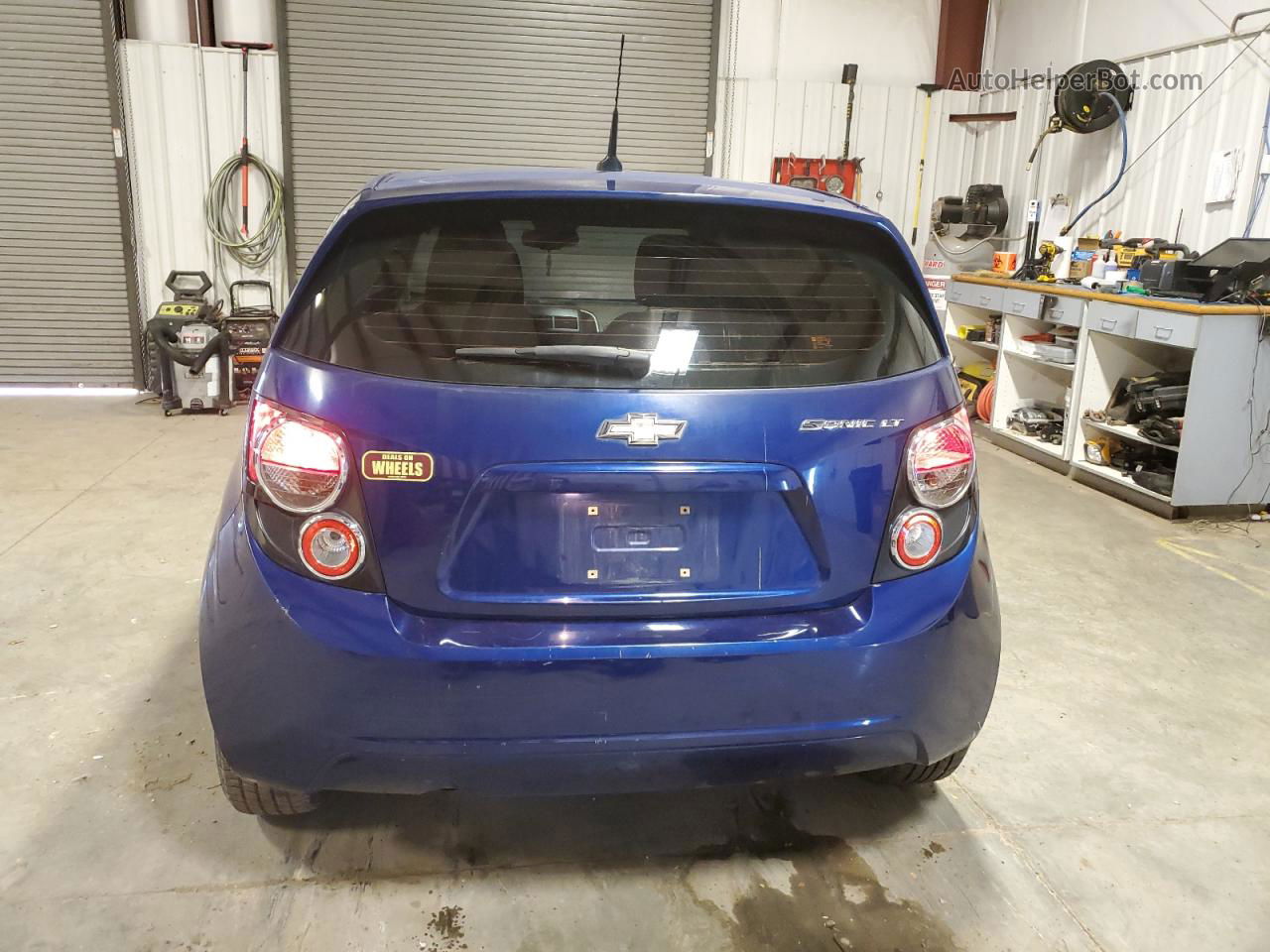 2013 Chevrolet Sonic Lt Blue vin: 1G1JC6SG9D4234217