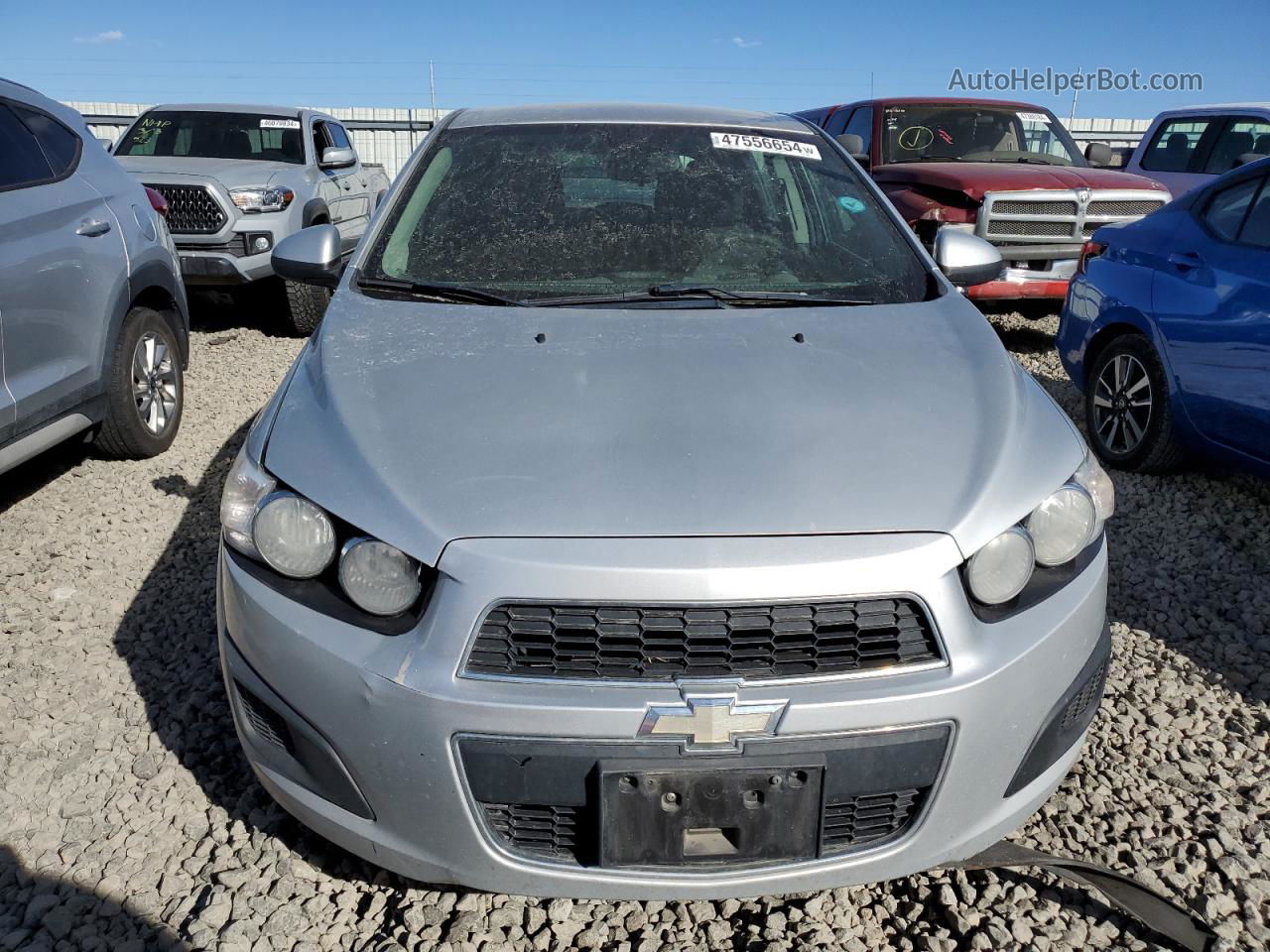 2013 Chevrolet Sonic Lt Серебряный vin: 1G1JC6SGXD4198974