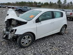 2013 Chevrolet Sonic Lt White vin: 1G1JC6SGXD4231861