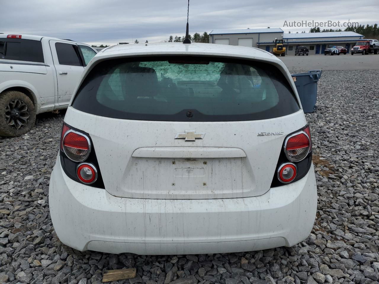 2013 Chevrolet Sonic Lt White vin: 1G1JC6SGXD4231861