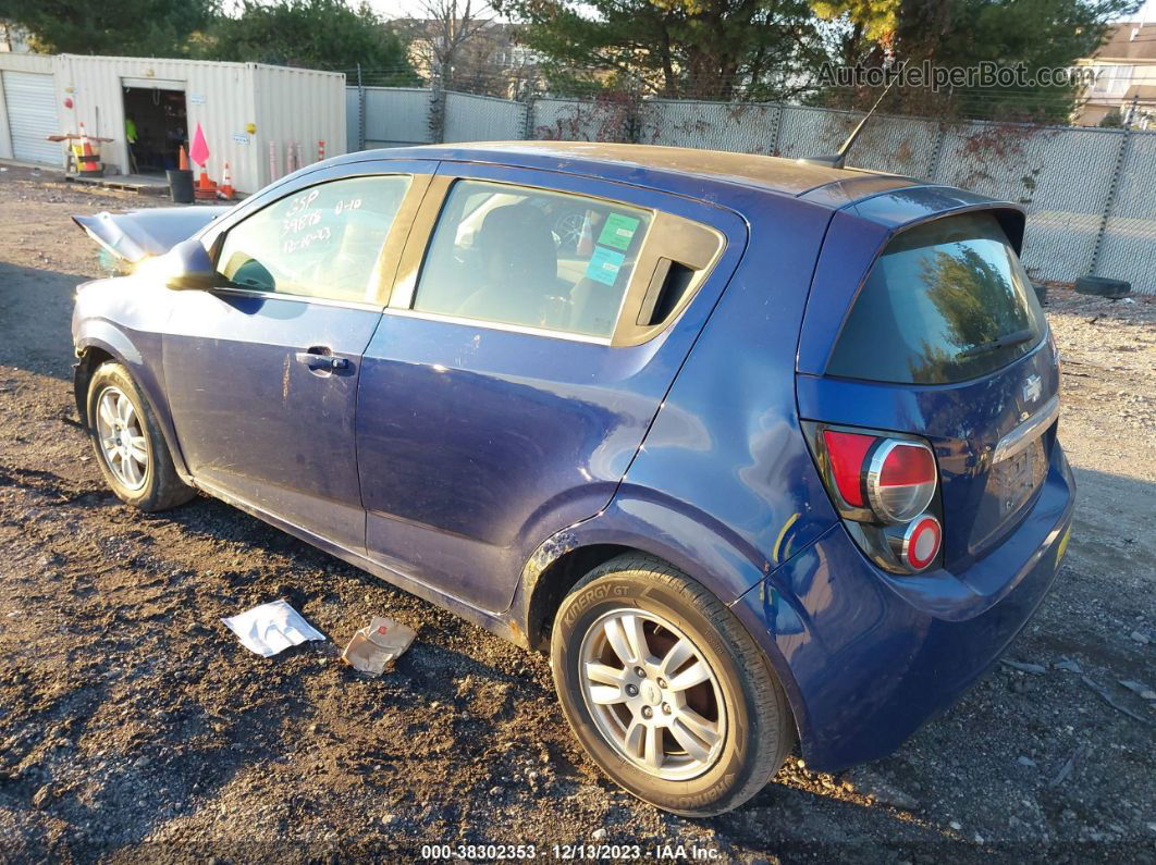 2014 Chevrolet Sonic Lt Auto Синий vin: 1G1JC6SGXE4210297