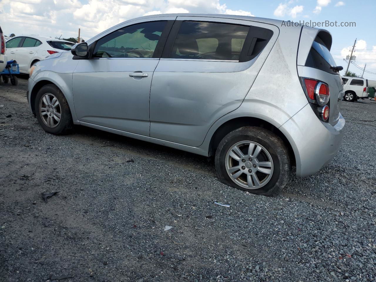 2013 Chevrolet Sonic Lt Silver vin: 1G1JC6SH0D4208923