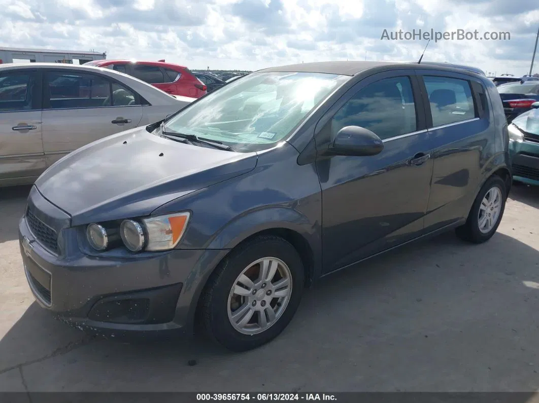 2013 Chevrolet Sonic Lt Auto Gray vin: 1G1JC6SH0D4218609