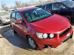 2013 Chevrolet Sonic Lt Red vin: 1G1JC6SH0D4255918