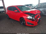 2014 Chevrolet Sonic Lt Auto Red vin: 1G1JC6SH0E4153780