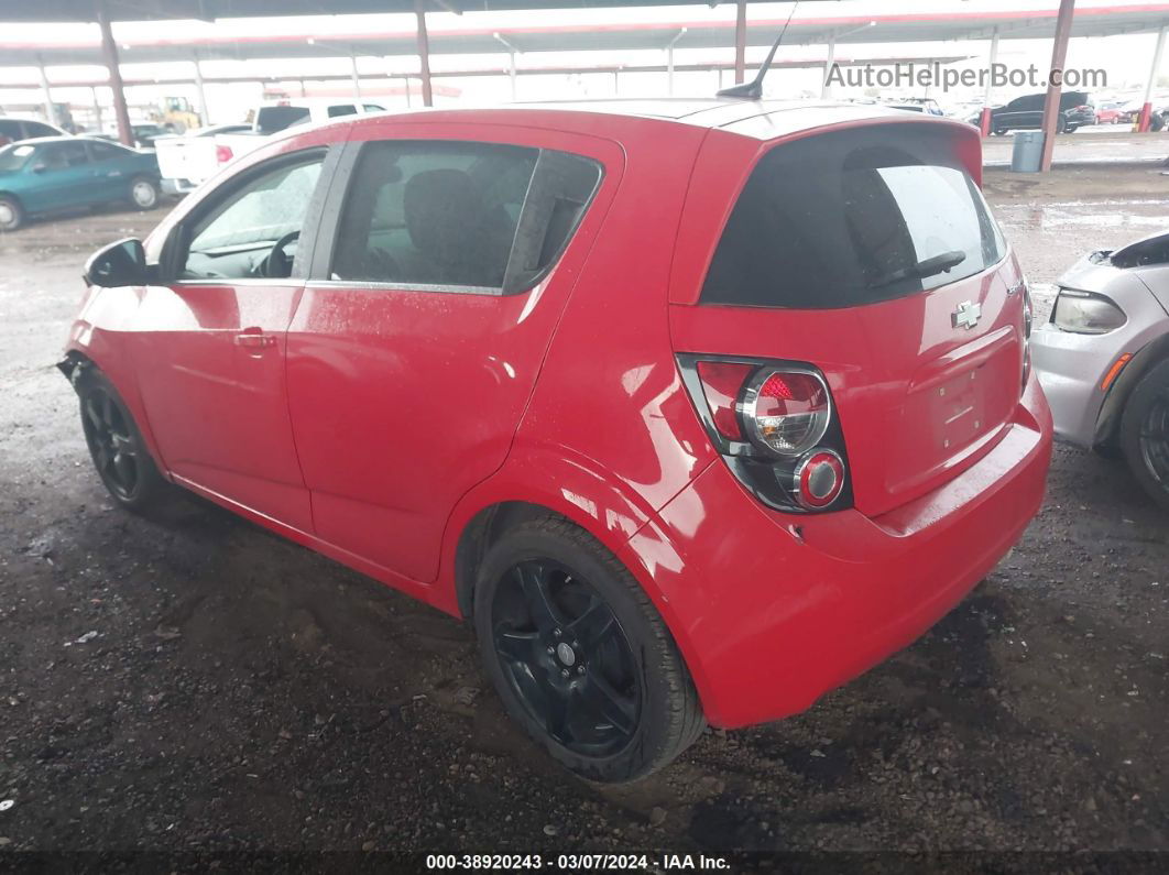 2014 Chevrolet Sonic Lt Auto Red vin: 1G1JC6SH0E4153780