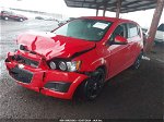 2014 Chevrolet Sonic Lt Auto Red vin: 1G1JC6SH0E4153780