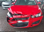 2014 Chevrolet Sonic Lt Auto Red vin: 1G1JC6SH0E4153780