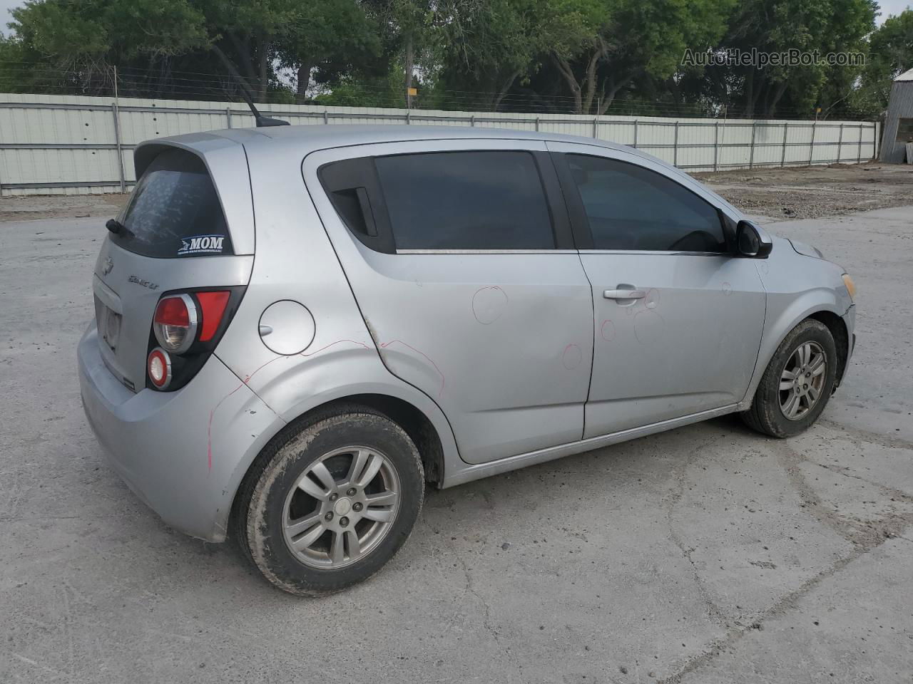 2013 Chevrolet Sonic Lt Silver vin: 1G1JC6SH1D4109186