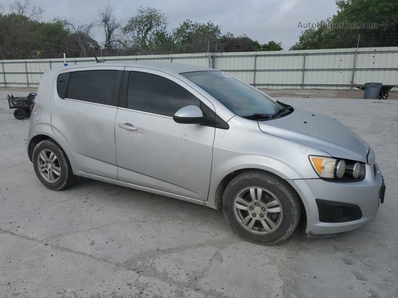 2013 Chevrolet Sonic Lt Silver vin: 1G1JC6SH1D4109186