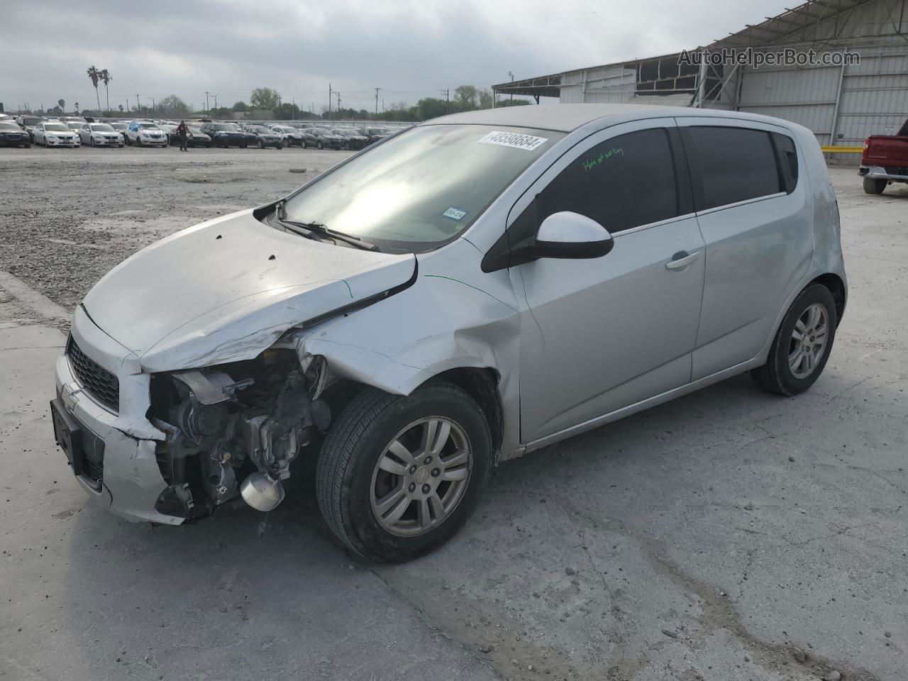 2013 Chevrolet Sonic Lt Silver vin: 1G1JC6SH1D4109186