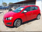 2013 Chevrolet Sonic Lt Red vin: 1G1JC6SH1D4219400