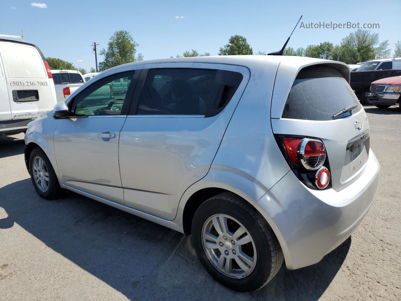 2013 Chevrolet Sonic Lt Silver vin: 1G1JC6SH1D4246807