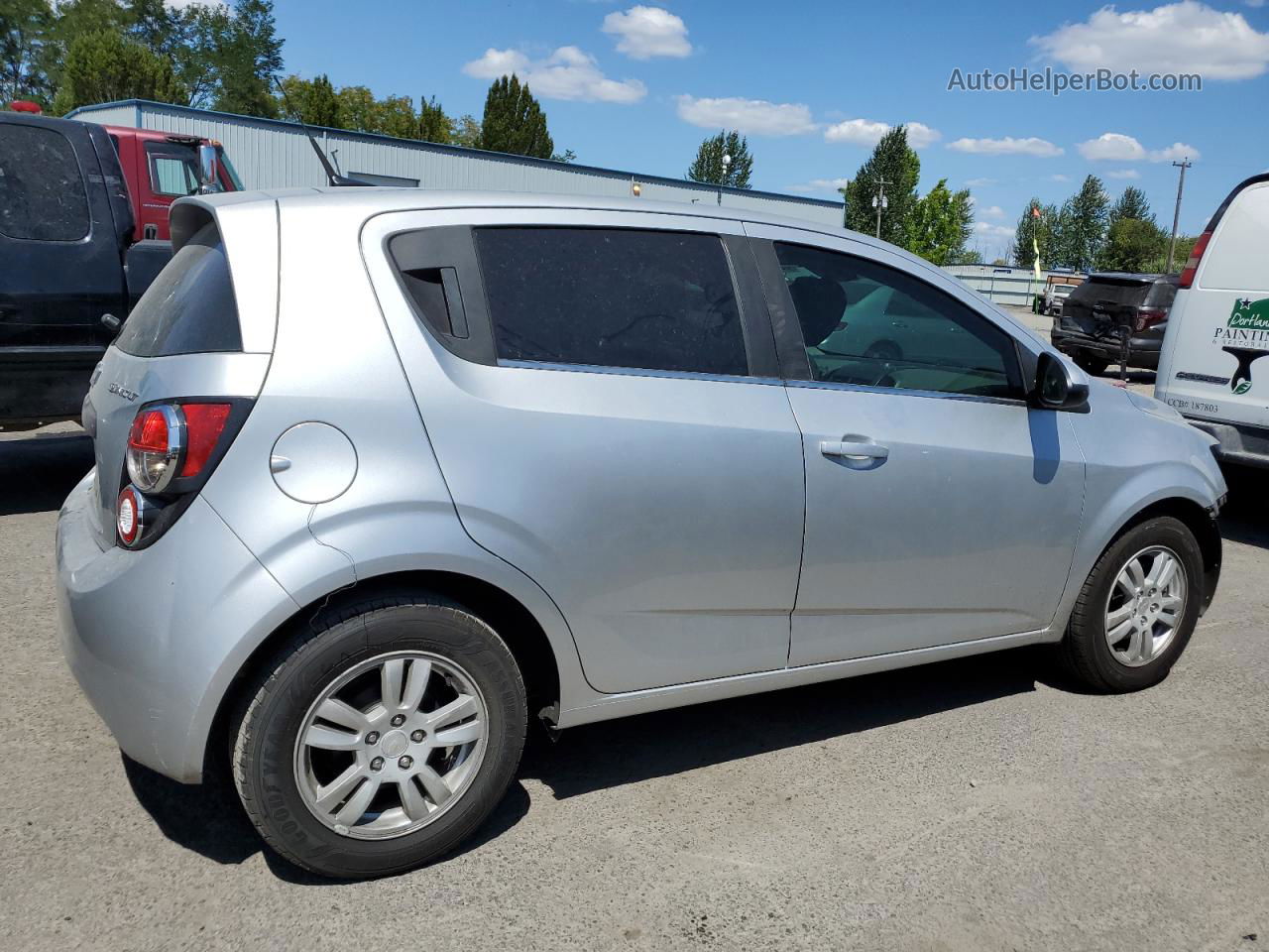 2013 Chevrolet Sonic Lt Silver vin: 1G1JC6SH1D4246807