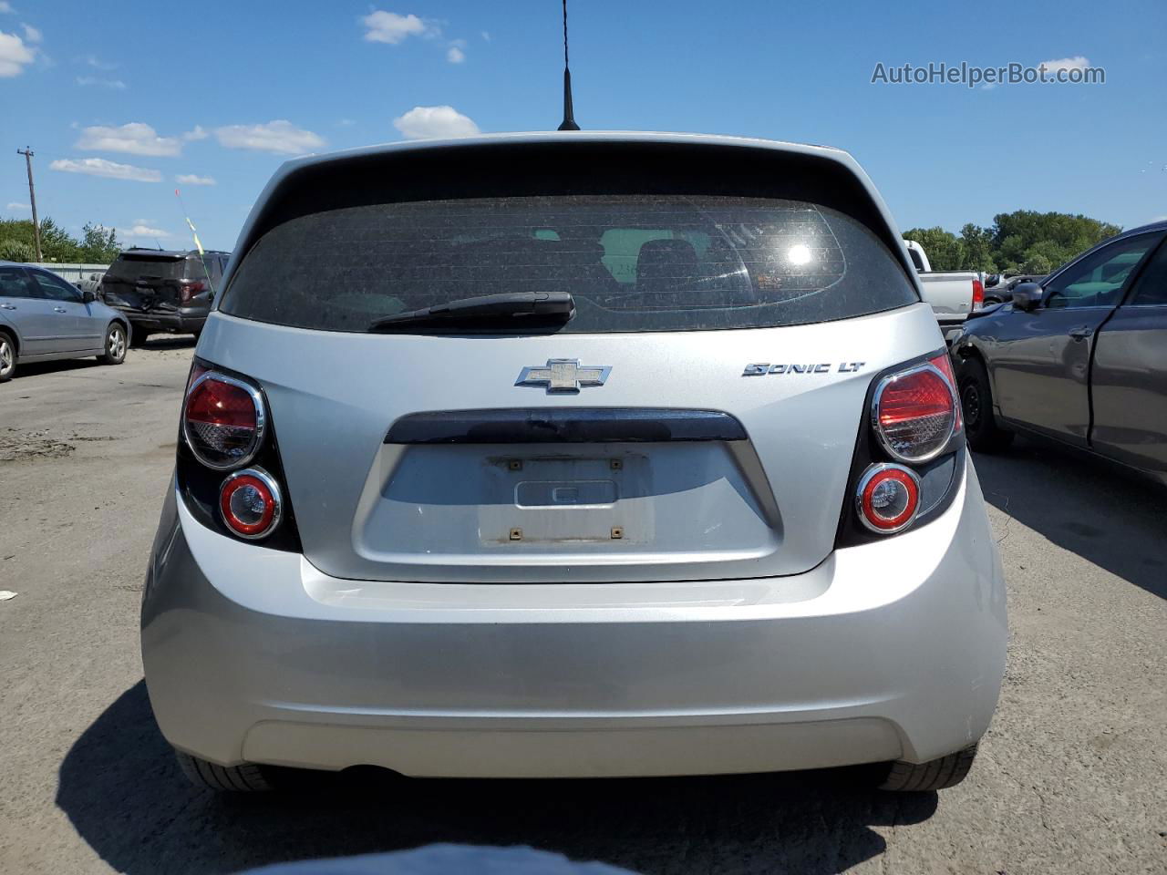 2013 Chevrolet Sonic Lt Silver vin: 1G1JC6SH1D4246807