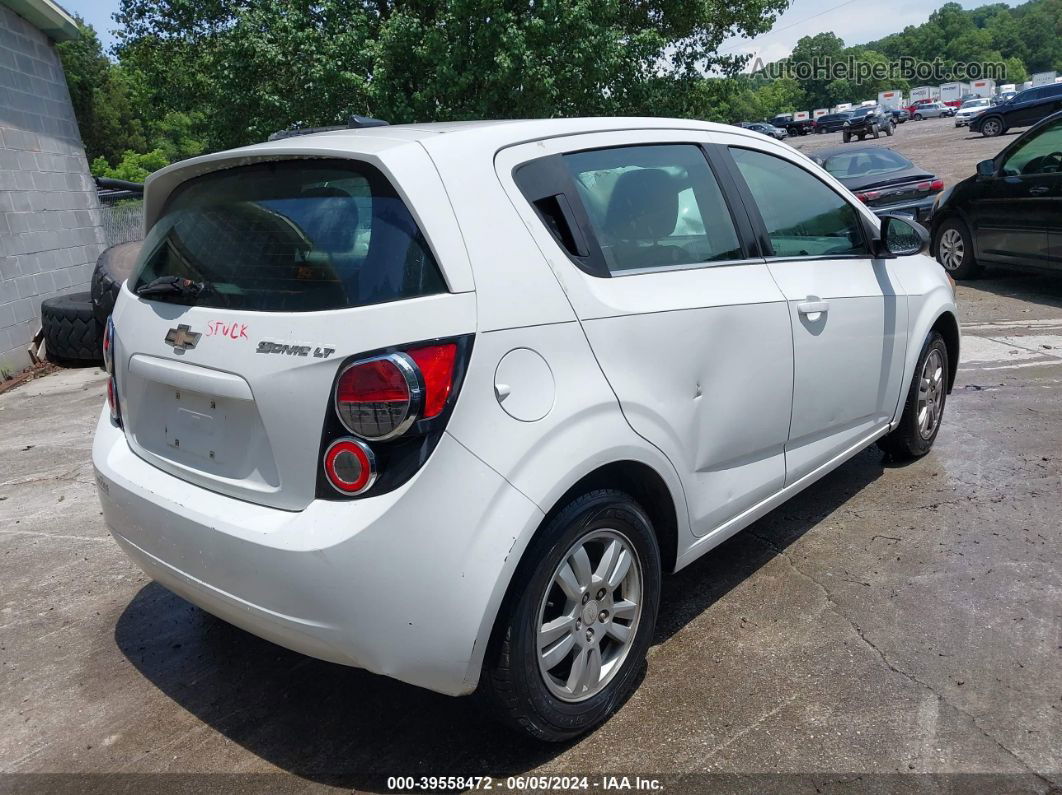 2014 Chevrolet Sonic Lt Auto White vin: 1G1JC6SH1E4220869