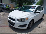 2014 Chevrolet Sonic Lt Auto White vin: 1G1JC6SH1E4220869