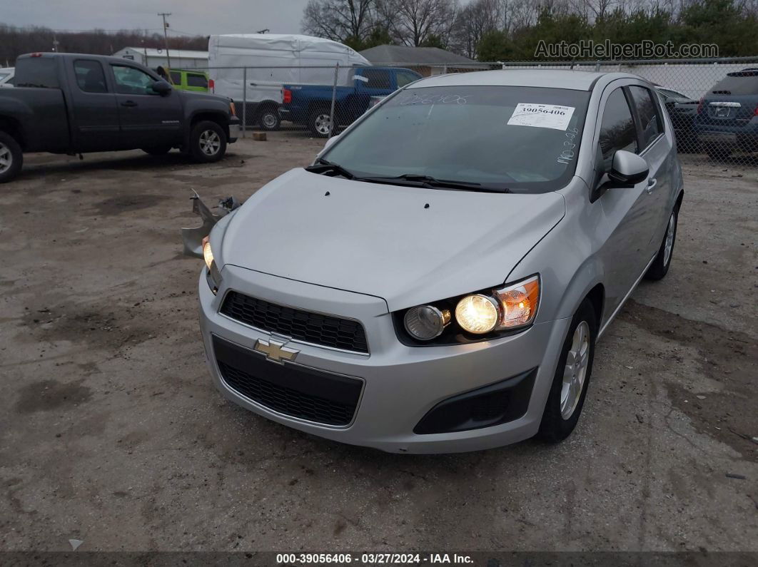 2013 Chevrolet Sonic Lt Auto Silver vin: 1G1JC6SH2D4148546