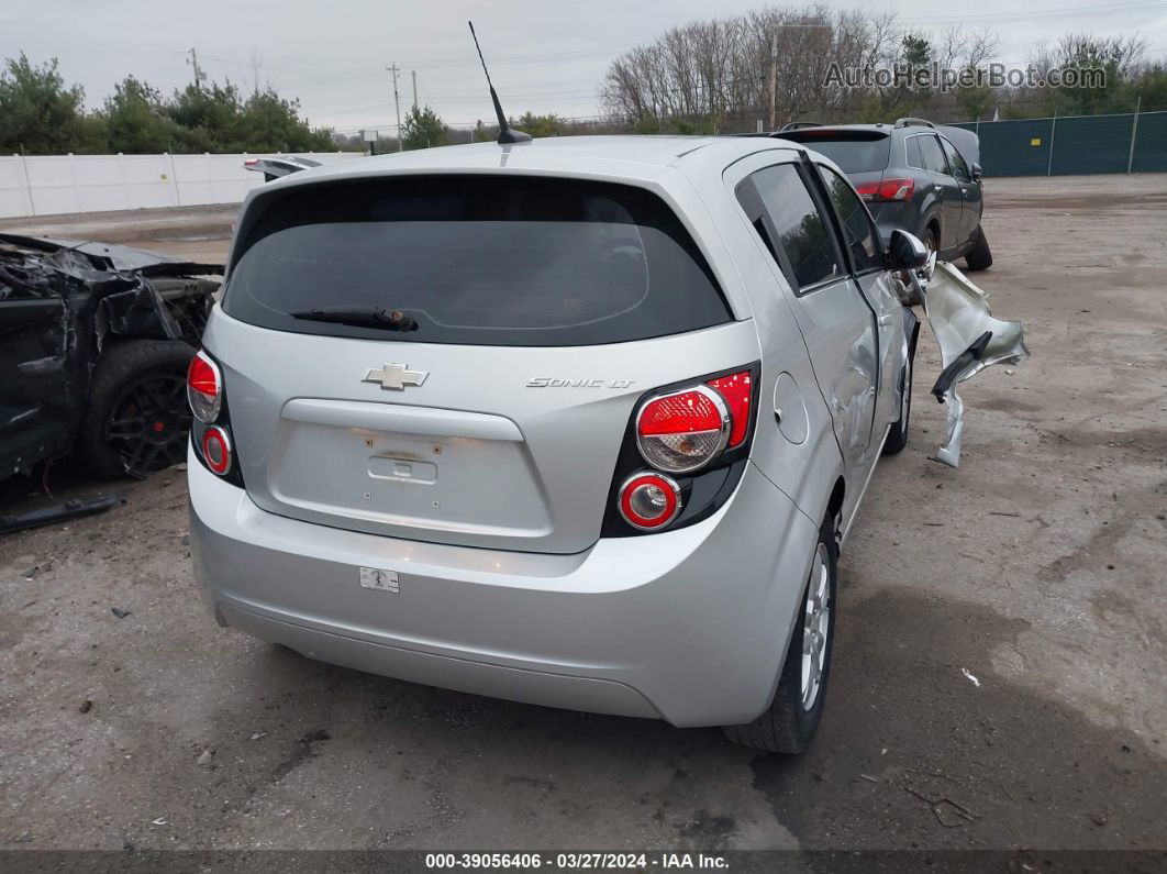 2013 Chevrolet Sonic Lt Auto Silver vin: 1G1JC6SH2D4148546