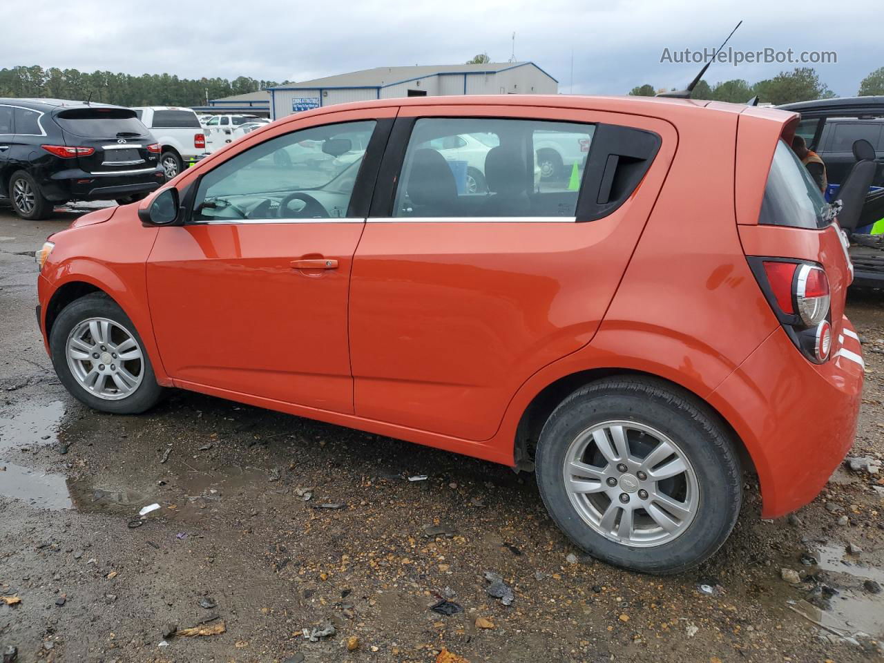 2013 Chevrolet Sonic Lt Orange vin: 1G1JC6SH2D4161944