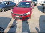 2013 Chevrolet Sonic Lt Auto Red vin: 1G1JC6SH2D4237128