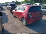 2013 Chevrolet Sonic Lt Auto Red vin: 1G1JC6SH2D4237128